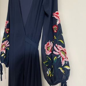 Lulus Navy Blue Maxi Dress - M